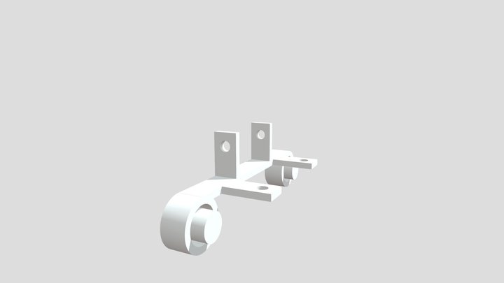HoverGames Pixycam + Heatsensor Mount 3D Model