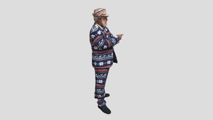 JamesSanta 3D Model