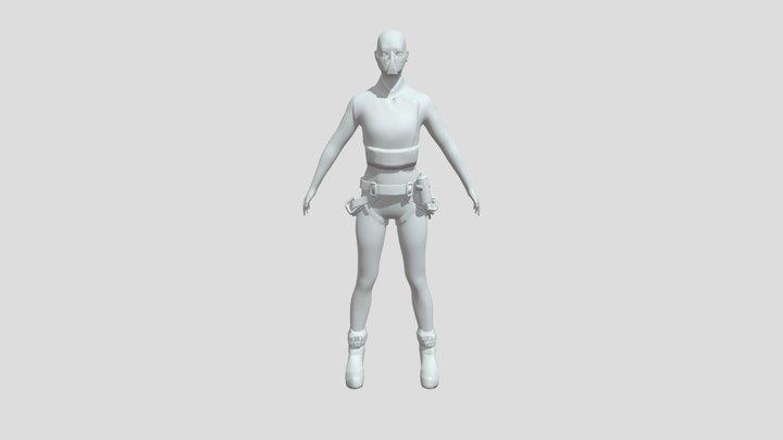 Lia - Rebellion Member 3D Model
