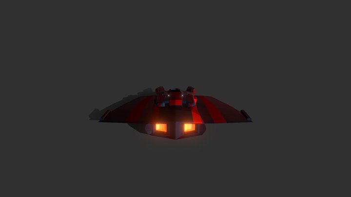 Scarab Starship 3D Model