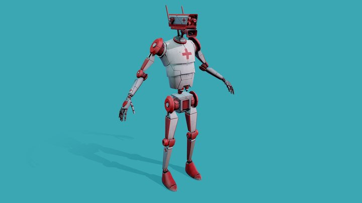 Breakable robot 1 3D Model