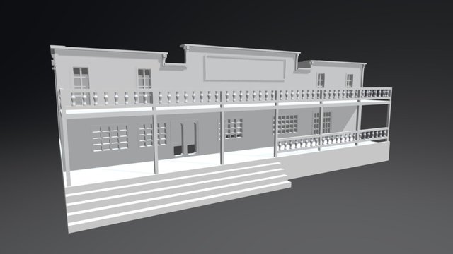 Old West Restaurant 3D Model