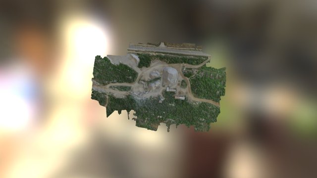 Stockpiles Simplified 3d Mesh 3D Model