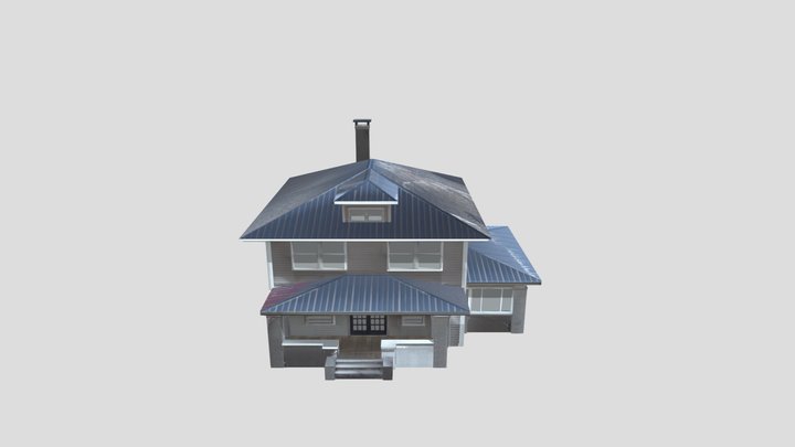 Bg Buildings Two Story Craftsman House – Modelo 3D gratuito STL