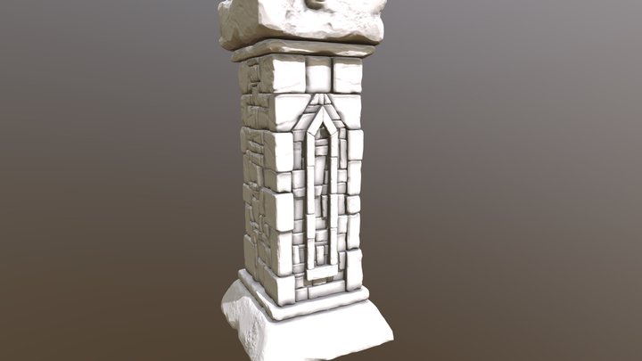 Columna High 3D Model