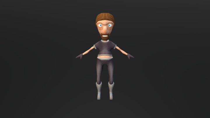 Hero Character 3D Model