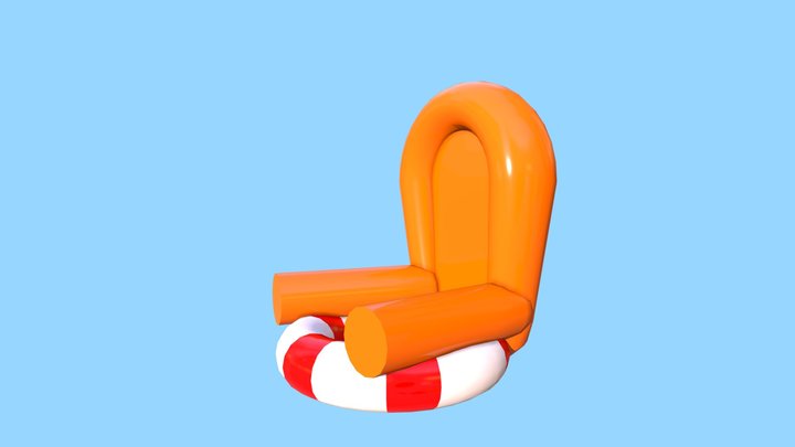Spongebob's Float Chair 3D Model