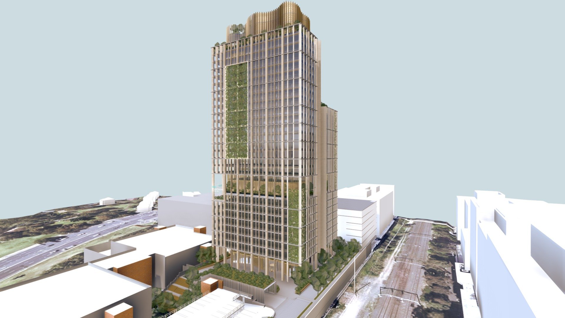 Rhodes Masterplan PP1 - Facade Only - 3D model by FP_Architects (@FP ...