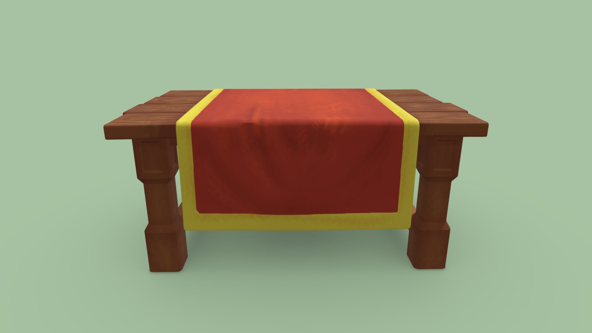 Wood Table - 3D model by n0stardust (@noortjeschuur) [5f74812] - Sketchfab