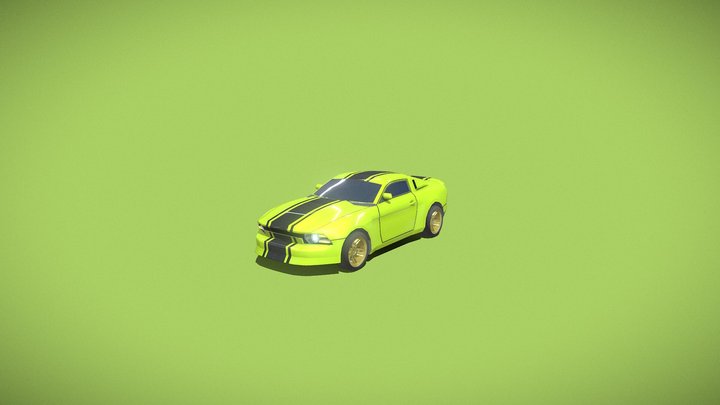 Skyros: PBR game ready car! 3D Model