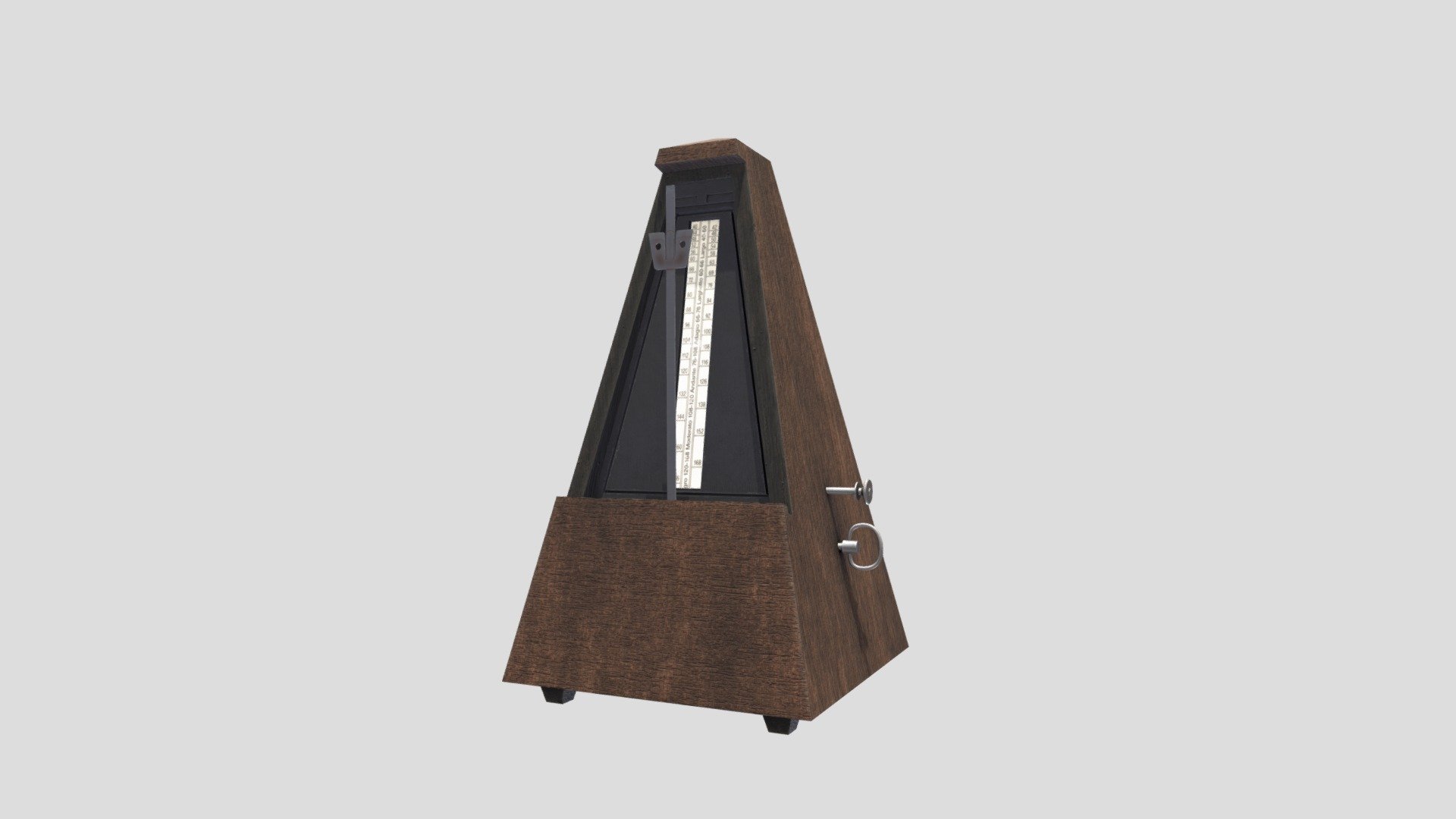 Vintage Metronome Download Free 3D model by Weekless [5f76f9e] Sketchfab
