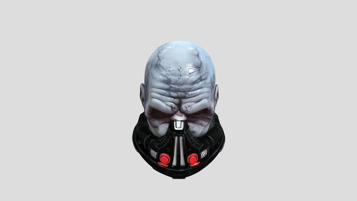 Darth Malgus Head 3D Model