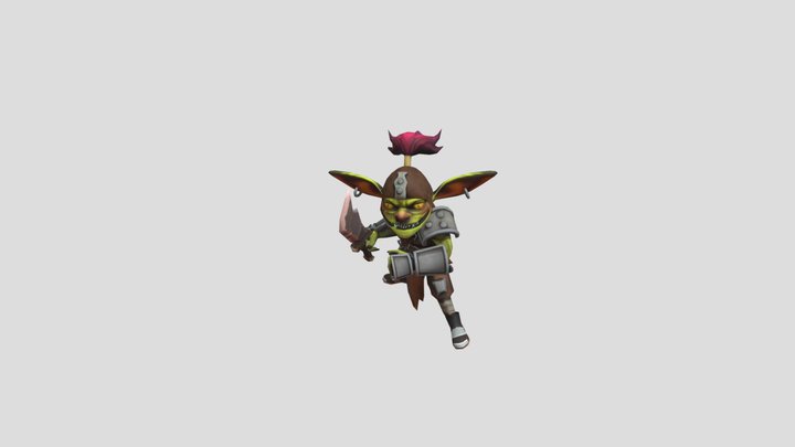 Goblin (animated) 3D Model