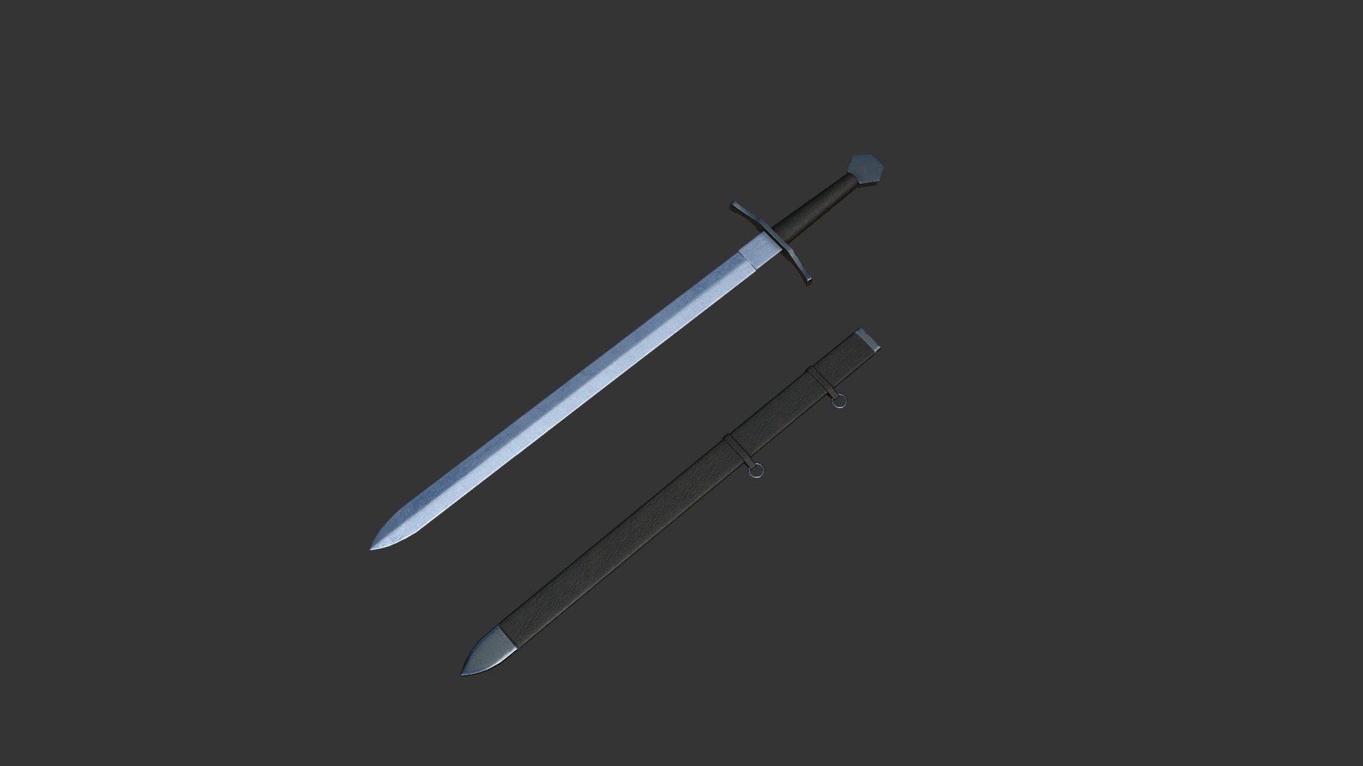 A sword.