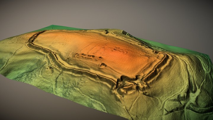 Credenhill Camp, Herefordshire (UK) – Free 3D Model STL