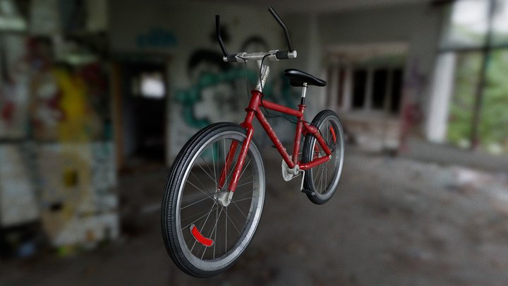 Hybrid Bike 3D Model