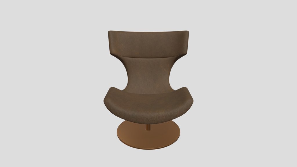 Boson Leather Swivel Chair