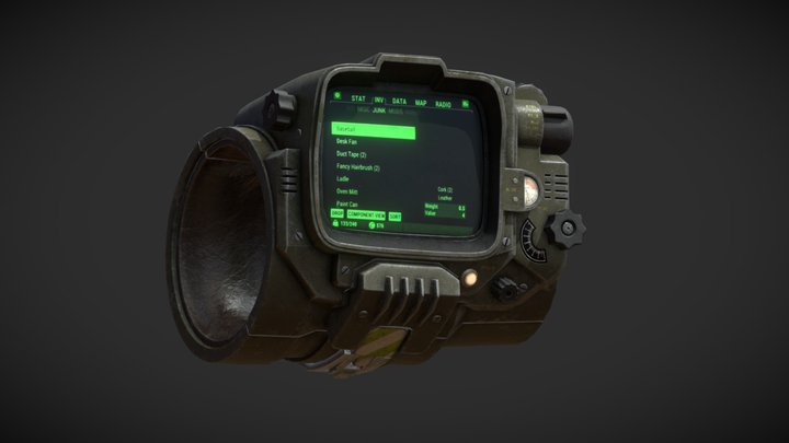 Pipboy 3000 Mark 4 3D Model