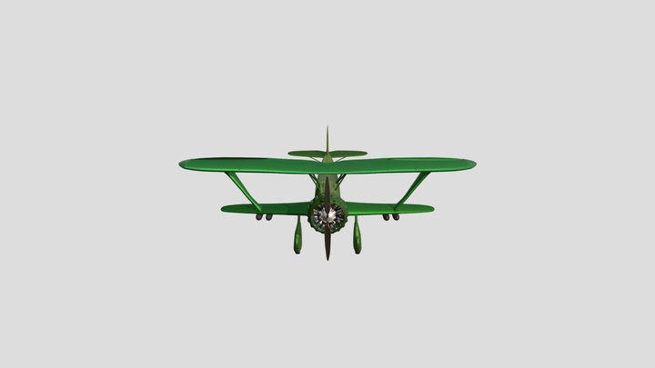 Hs 123 A0 (China) 3D Model