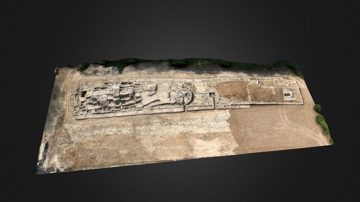 Tumulus C de Péré à Prissé-la-Charrière 3D Model