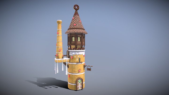 Cake Tower 3D Model
