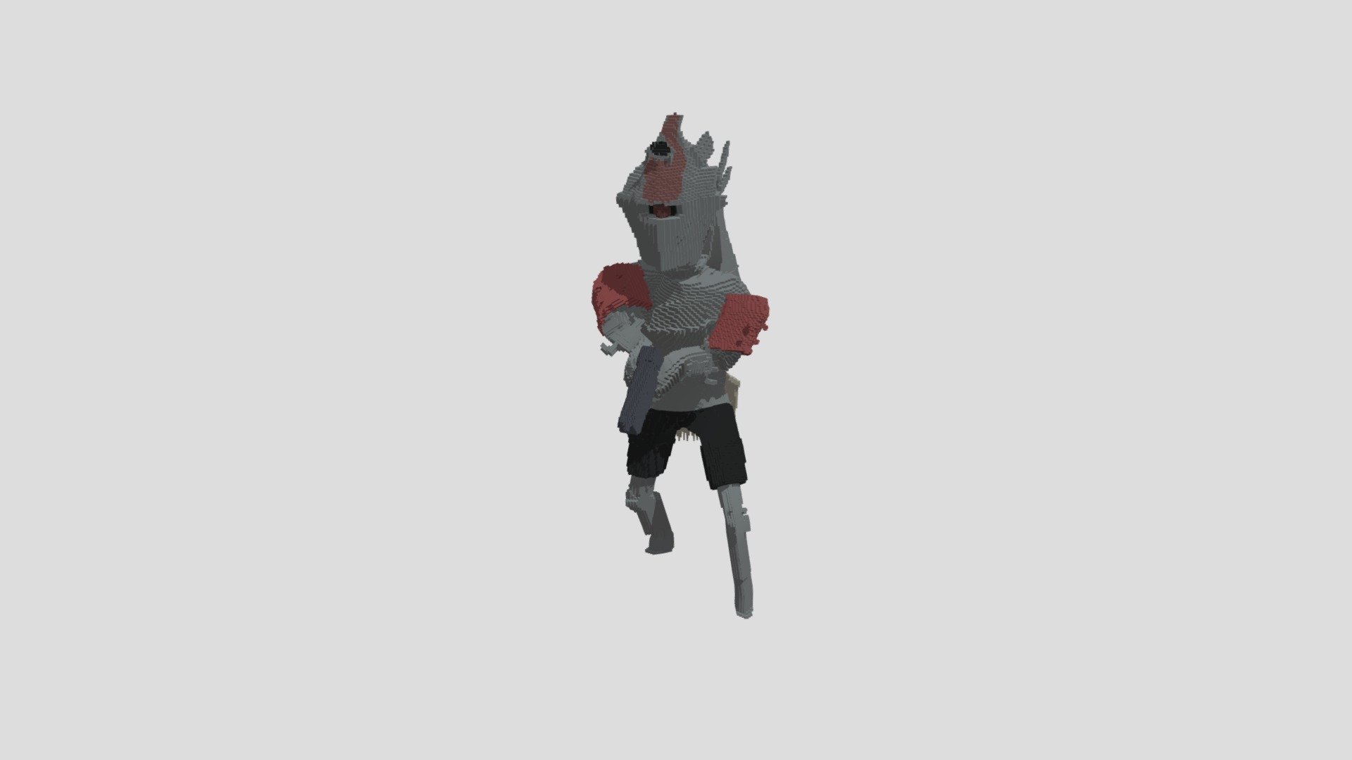 Sci-Fi Voxel character - 3D model by BladeFrame [5f7f2a9] - Sketchfab