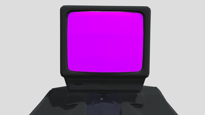 Titan Tv Man 3D Model