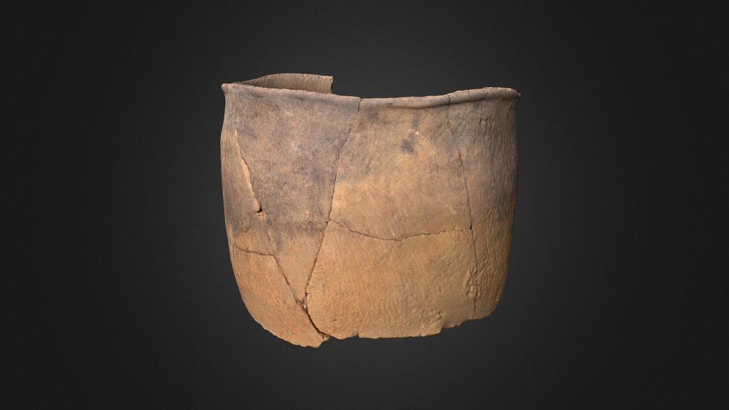 Uwharrie Net Impressed Jar (2238p1345) — Sketchfab embed 3D viewer