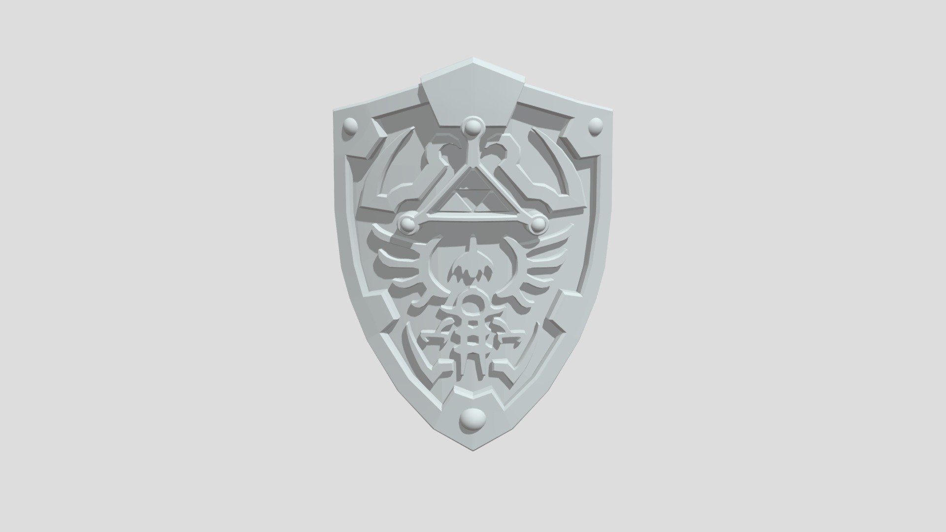 Hylian Shield - 3D model by madelinerduran [5f807f6] - Sketchfab