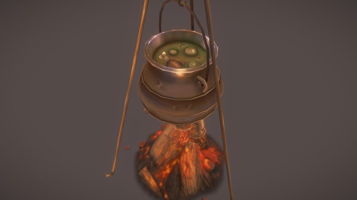 Cauldron 3D Model