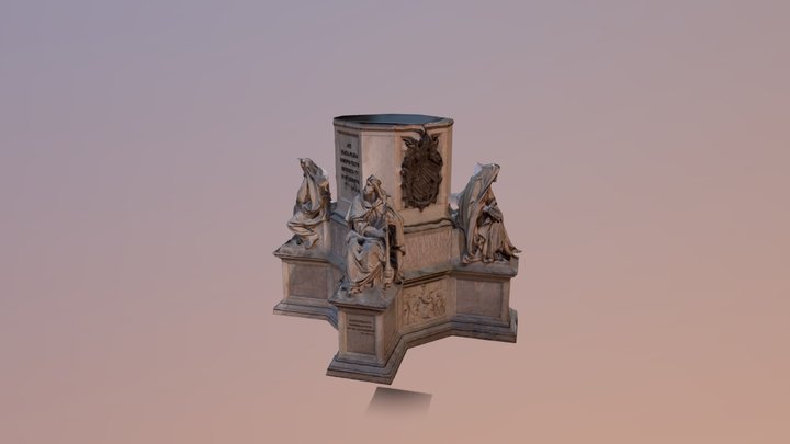 spagna's statue 3D Model