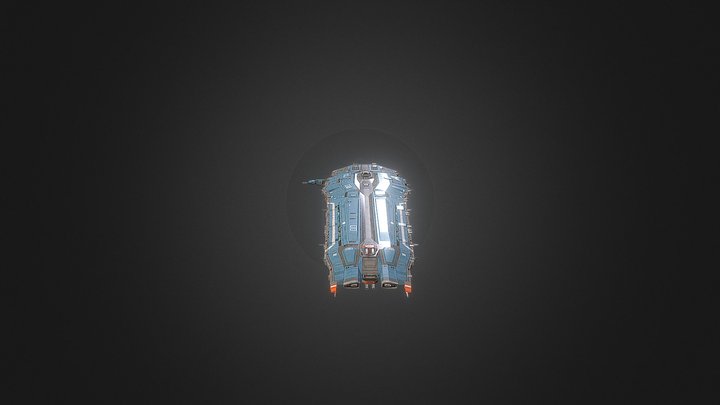 Hiigaran Battlecruiser 3D Model