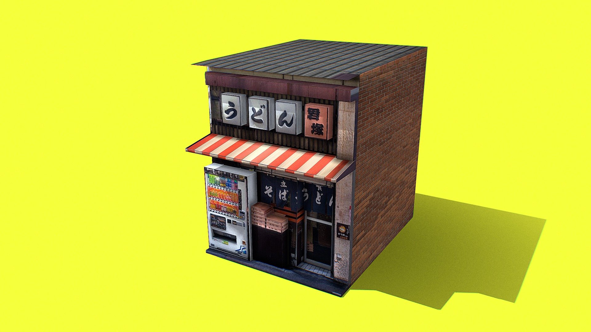 Japanese Shop - Download Free 3D model by Christian Camelo ...