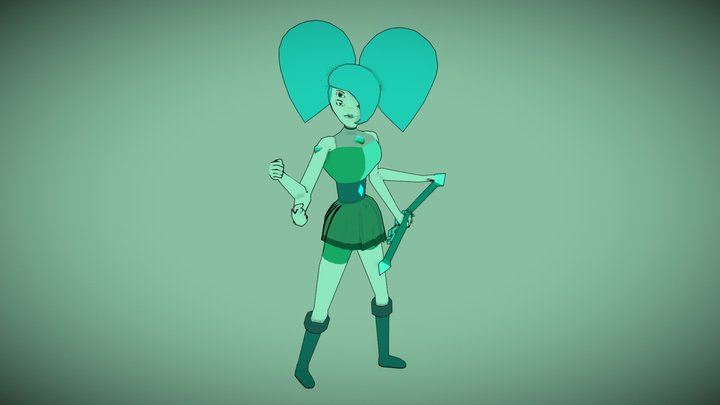 Chrysoprase - SU Fan Fusion 3D Model
