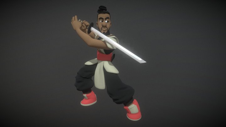 Samurai 3D Model