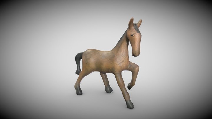 Horse Statue 3D Scan 3D Model