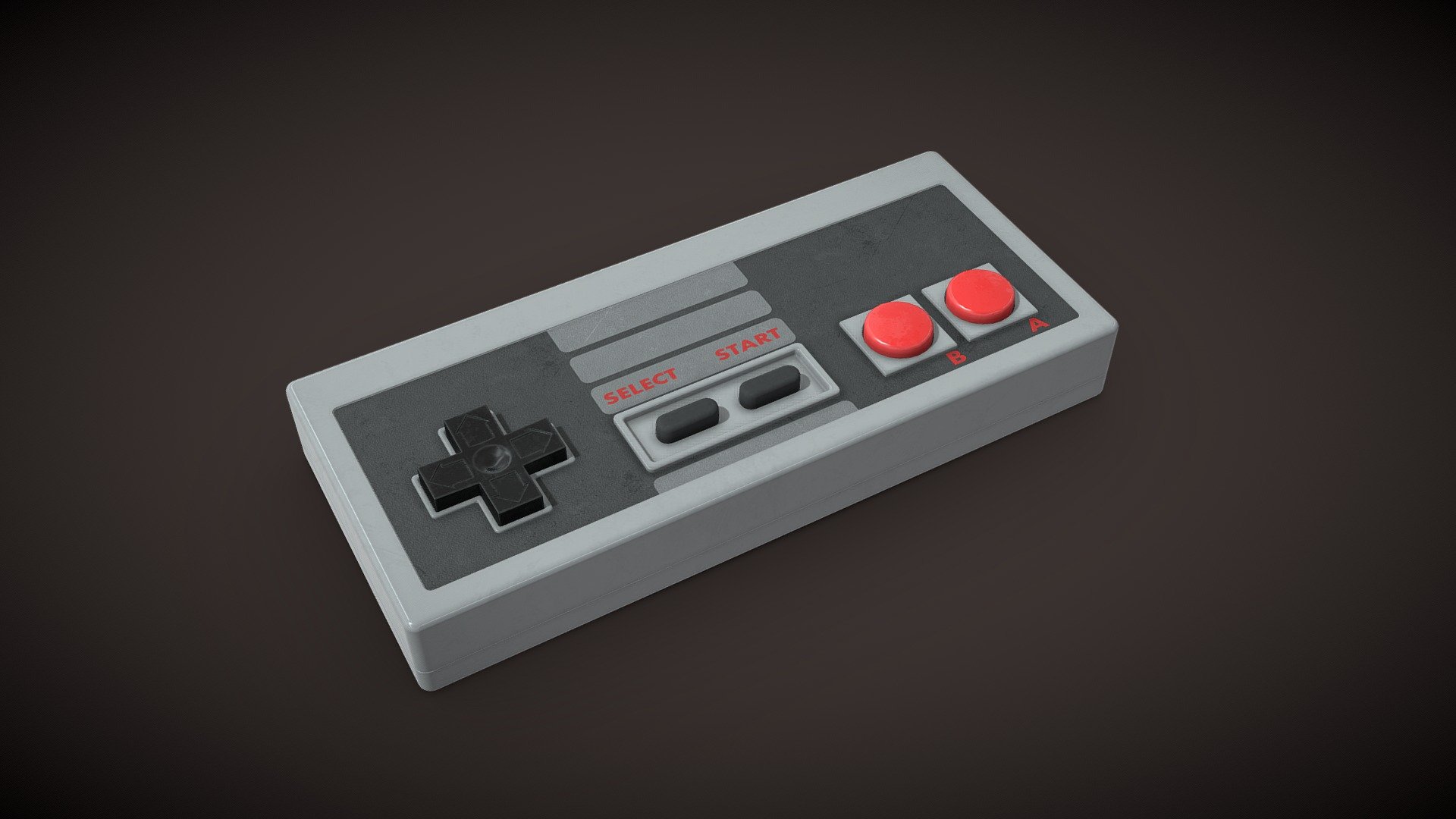NES Controller Free Download Free 3D model by donnichols [5f85c2e