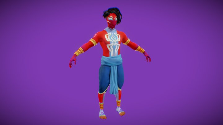 Pavitr Prabhakar - Spider Verse 3D Model