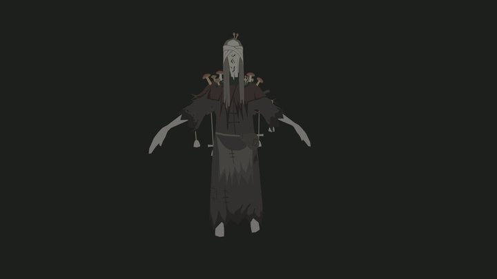 Forest witch (Ashen knights: Foreshadow) 3D Model