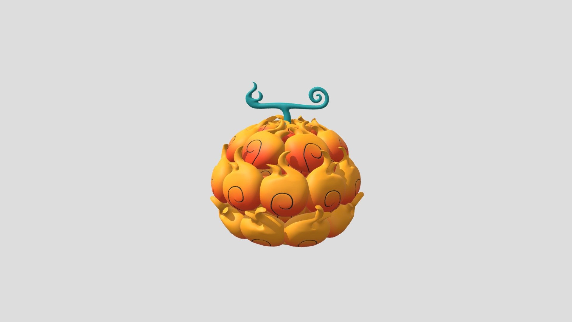 MERA MERA NO MI - DEVIL FRUIT 3D model