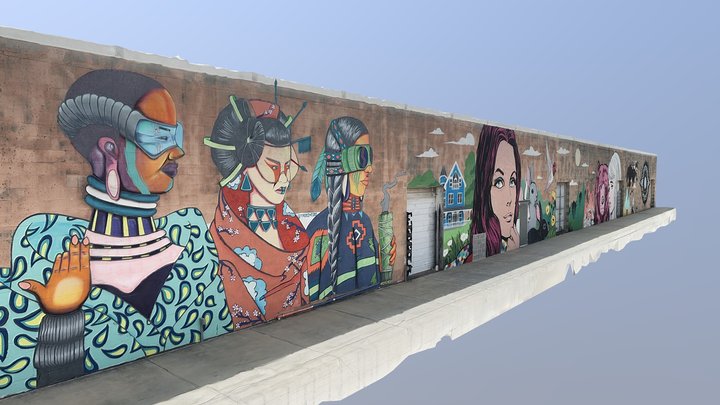 sawyer yards street art (photogrammetry) – Kostenloses 3D-Modell STL