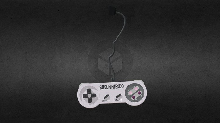 NES console 3D Model