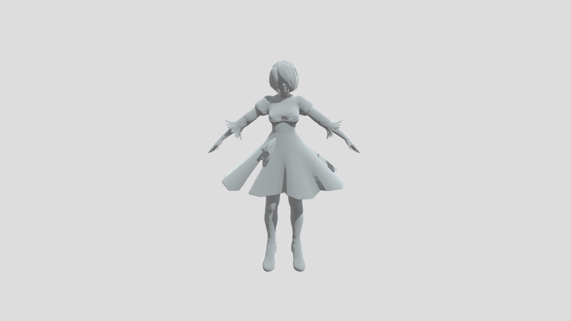 yorha2b - 3D model by EDGEX (@edgar19962008) [5f88368] - Sketchfab