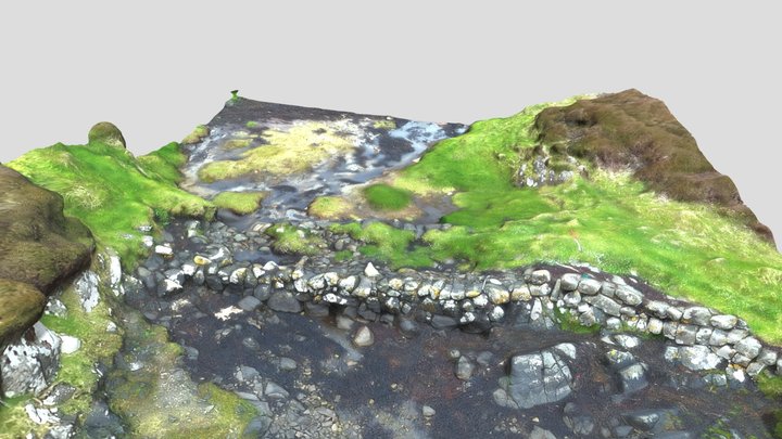 C-L G - Gaiseirnis Footpath, N. causeway 3D Model