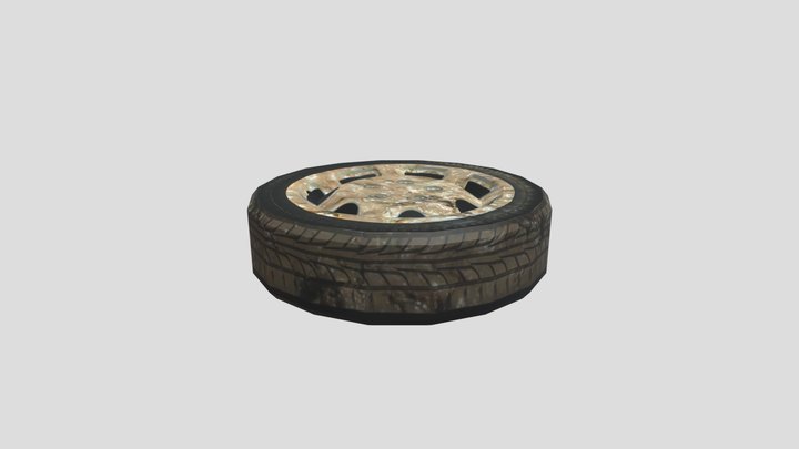 Tyre (Dirty) 3D Model