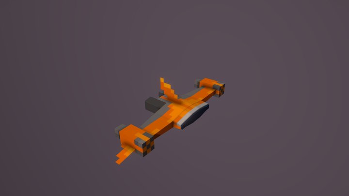 Blockbench_Spaceship 3D Model