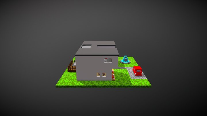 projet 1_vox obj_vox 3D Model