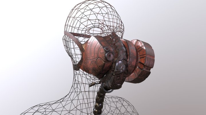 Gas Mask #Sculptjanuary18 3D Model