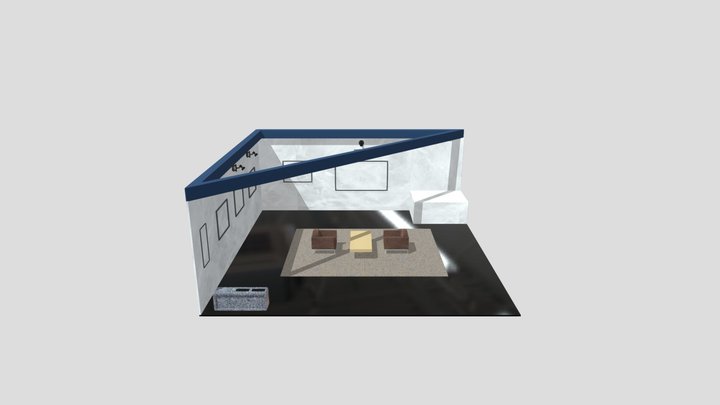 E_Booth_low 3D Model