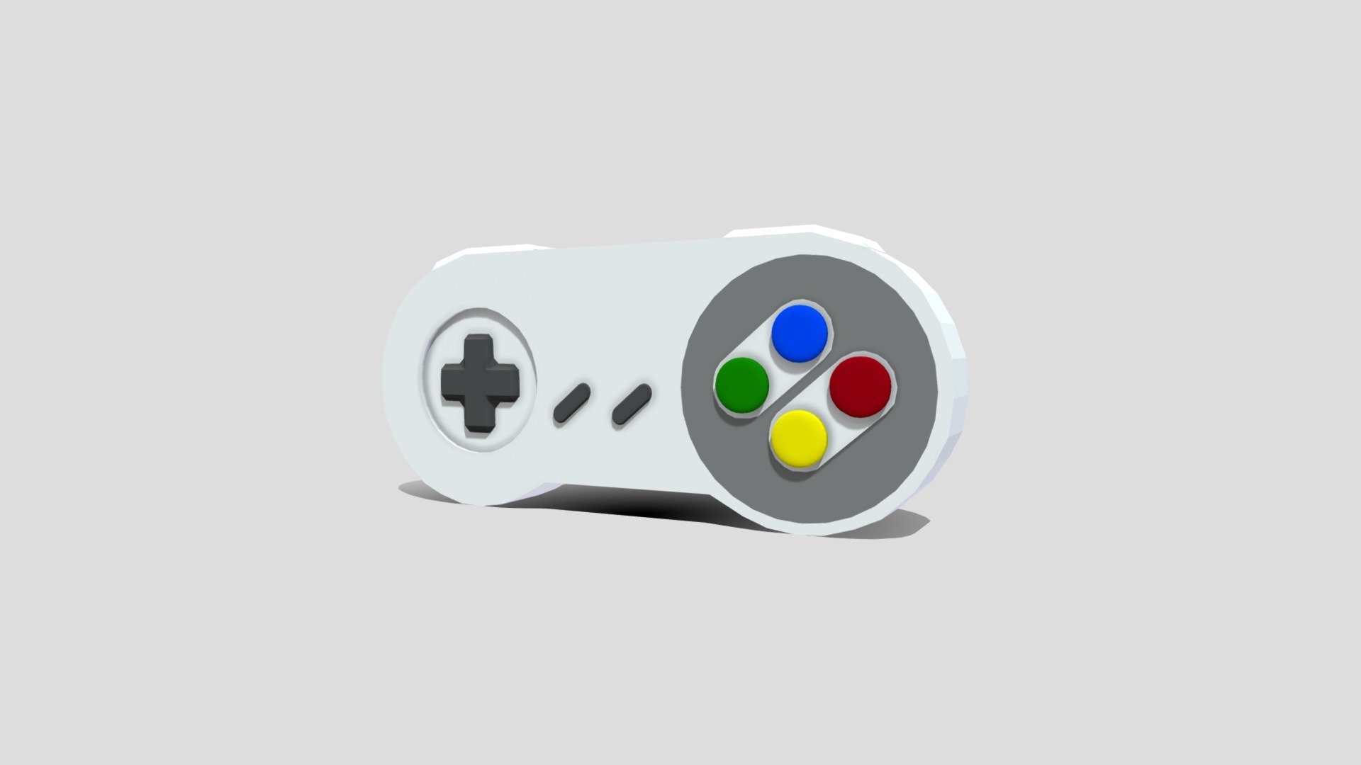 Snes Controller - Low poly - Download Free 3D model by JustNeki ...